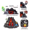 Volcano Educational Playset Toy with Dinosaur Figures for Kids 3