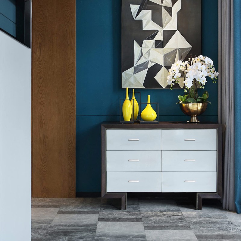 Redunest Cabinet Pulls Brushed Nickel Cabinet Handles Square Drawer Pulls,