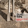 XtremepowerUS 2-Pieces 1-1/8" Hex Point and Flat Concrete Chisels for