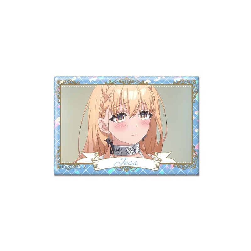 Heating the Pig Lever Hologram Can Badge Jess A HBAN-B003-m01