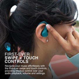 JLab JBuds Sport ANC 4 Active Noise Cancelling Earbuds - True Wireless Running Earphones, Bluetooth Sports Headphones, 60 H Playtime In Ear Buds for Gym, IP66, USB-C Charging Case, Teal