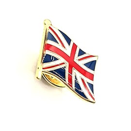 United Kingdom Union Jack Metal Enamel Country Flag Metal Pin Badge, Metal