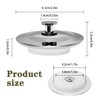 Universal Drain Plug, Stainless Steel Drain Plug, Replacement Sink Plug,