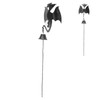 Wind Chime Gothic Dragon Design Retro Style Home Decoration Iron