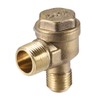 uxcell Air Compressor Check Valve 90 Degree Male Threaded Brass
