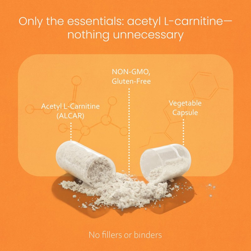 NaturaLife Labs Acetyl L-Carnitine (ALCAR) 1500 mg per Serving –