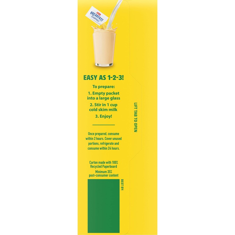 Carnation Breakfast Essentials High Protein Drink Mix, Classic French Vanilla,