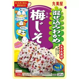 Marumiya Wakame Ume Shiso Furikake Japanese Plum Rice Seasoning