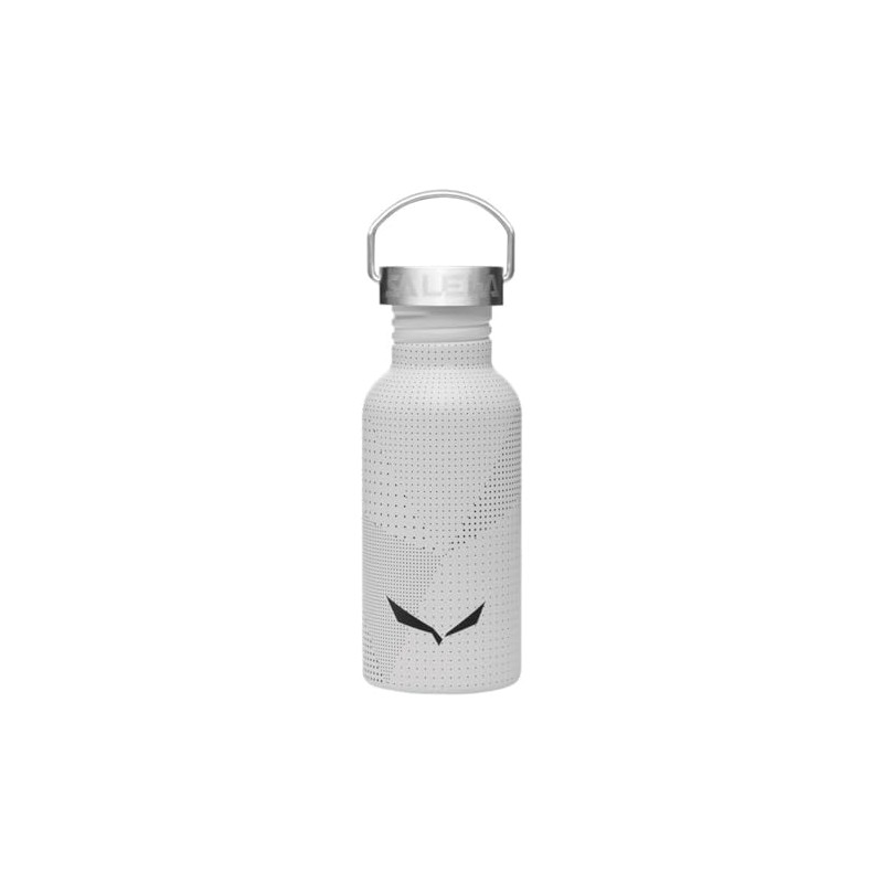 Salewa Aurino Stainless Steel 0.5 L Bottle, White/Dots, Plain