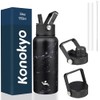 Konokyo - Botella de agua aislada de acero inoxidable con