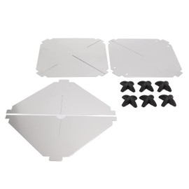 10pcs Radar Detector Octahedron Aluminum Radar Reflectors 12" X 12" Fits Sailing Boats Motor Boats Spare Parts Boats Yachts, #011