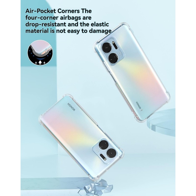 USTIYA Funda para Honor X7A 4G Case Uso Rudo Bumper,Shock-Absorción