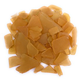 Nautical Crush Trading Sea Glass Craft - Beach Glass Craft - Golden Honey - 11 Oz Sea Glass Décor - Sea Glass Vase Filler - Sea Glass Crafting - Bag of Sea Glass - Craft Glass - Vase Fillers Glass