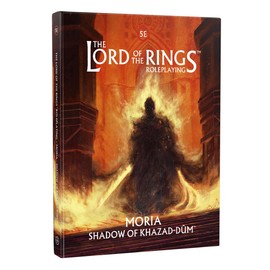 Free League Publishing Moria – Shadow of Khazad-dûm™ Expansion for The Lord of The Rings™ Role Playing 5E, Adults, Family, Teens 14+ LOTR Hardcover Tabletop Fantasy Compendium