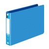 コクヨ ファイル リングファイル 2穴 B6横 170枚収容 青 フ-428NB