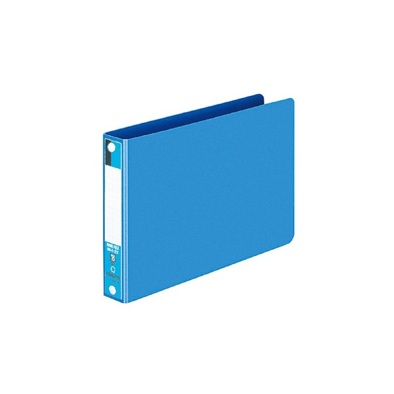 コクヨ ファイル リングファイル 2穴 B6横 170枚収容 青 フ-428NB
