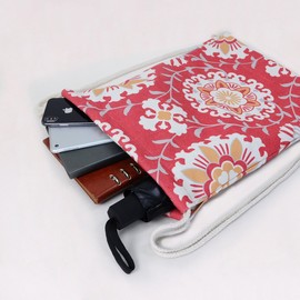 Miomao Drawstring Backpack Gym Sack Pack Dahlia Style Floral Sinch Sack Canvas String Bag Beach Cinch Pack For Men & Women 13 X 18 Inches Flame Scarlet