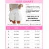 Aoudery Flowy Shorts for Women Boho Ruffled Tiered Skorts Casual