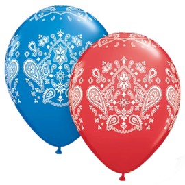 3 HORSES & BANDANA Birthday PARTY Hoedown Rodeo Balloons Decorations Supplies