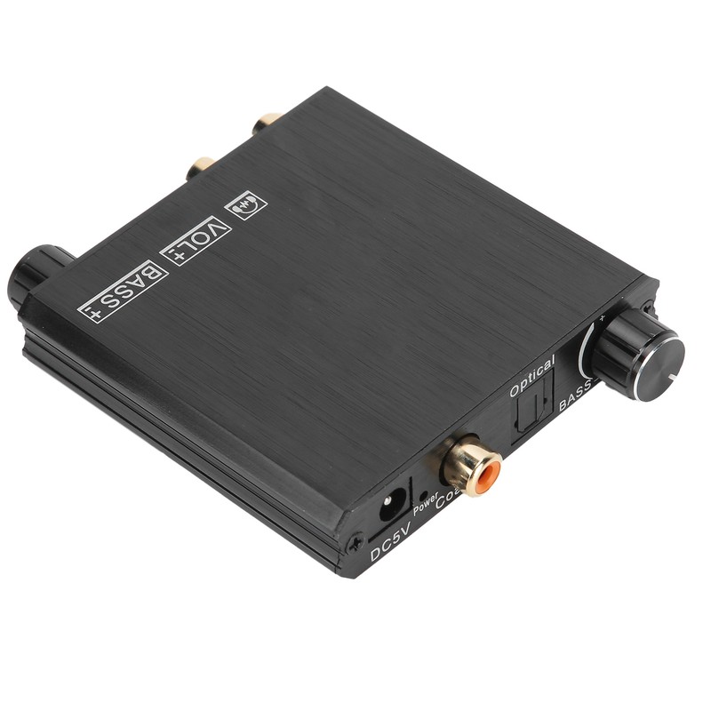 192khz Bass Control DAC Converter Coaxial Spdif for Toslink to