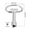 PATIKIL 13x8mm Triangle Socket Spanner Key, 6 Pack Electrical Cabinet