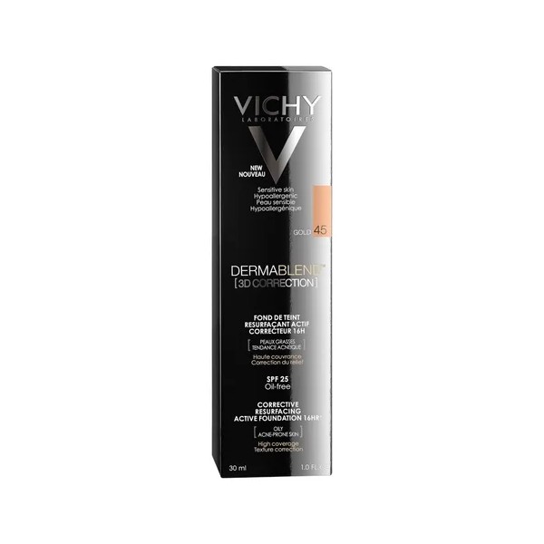 Vichy Dermablend 3d 30 Ml 1 Oz