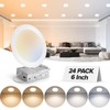 MAILCOS 24 Pack 6 Inch 5CCT Ultra-Thin LED Recessed Ceiling