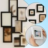 4pcs Metal Picture Frame Hangers, Stainless Steel Traceless Picture Hangers