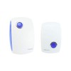 Sanelec 2643 Timbre Inalámbrico con Clavija, 32 Melodias, LED Indicador
