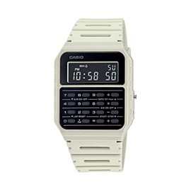 Casio CA53W Vintage Series | Grey | Data Bank | 1/100 SEC Stopwatch | Water Resistant | 8 Digit Calculator | Dual Time | Resin Band | Resin Case | Auto Calendar | Daily Alarm | 5 Year Battery