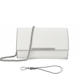 AFKOMST Small Clutch Purses for Women Summer Crossbody Bags and Straw Wristlet Handbags with Chain Strap