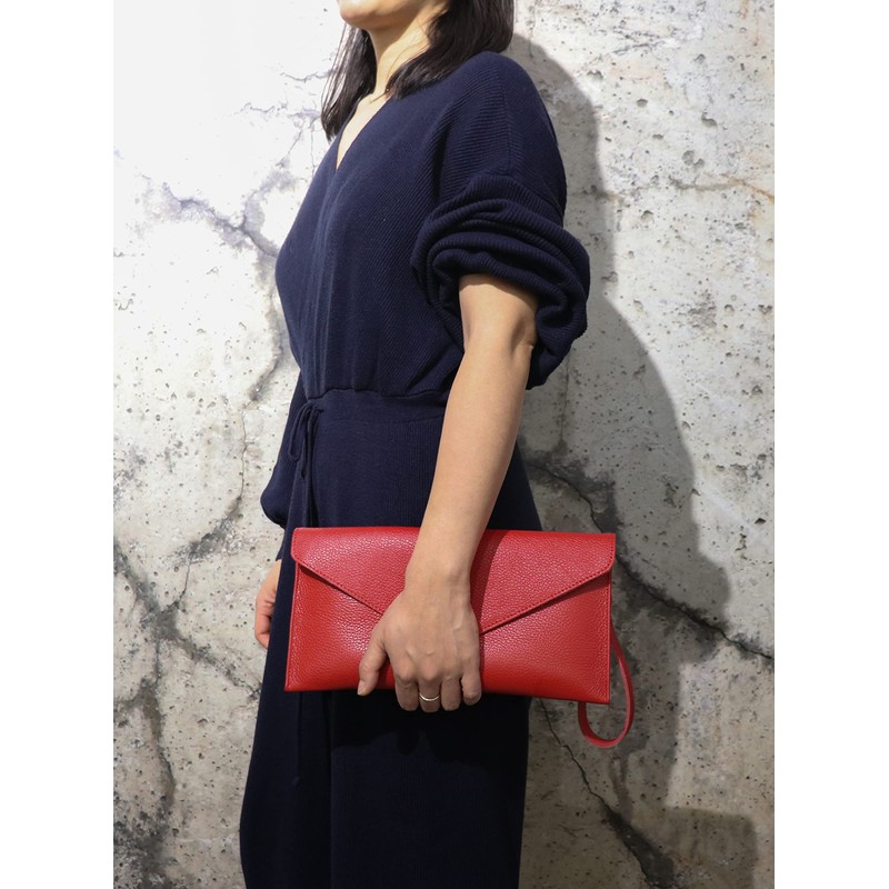 SH Leder Genuine Leather Clutch Shoulder Bag Small Bag Elegant