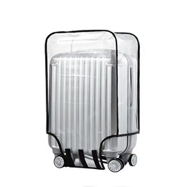 DDGAO Clear PVC Suitcase Cover Protectors20 24 28 30 Inch Luggage Cover for Wheeled Suitcase … (28inch)
