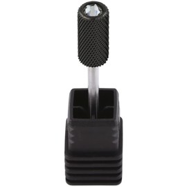 PANA Crystal Top Nail Drill Bits - 3/32'' Large Barrel Black Carbide Bits Medium - Suitable for Manicure Pedicure Cuticle Gel Polishing Beginners Bits