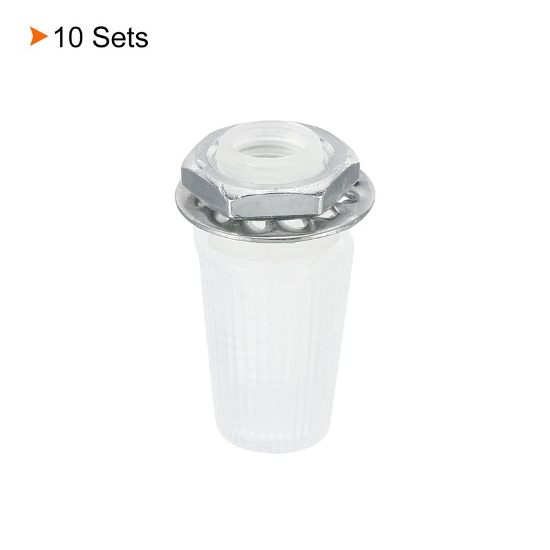 PATIKIL Lighting Cord Grips Connector, Carbon Steel Light Cable Glands,