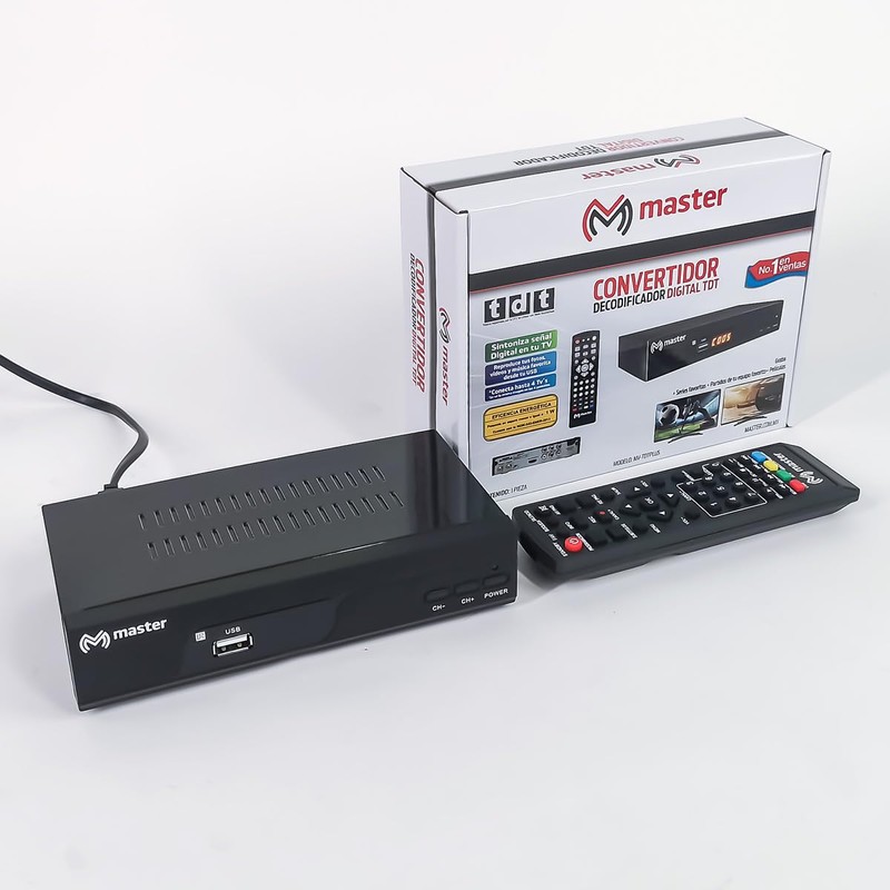 Master Decodificador Sintonizador de Señal Análoga a Señal Digital de