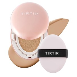 TIRTIR Mask Fit All Cover Pink Cushion Foundation | High coverage, Velvety Matte Finish, Lightweight, Flawless, Corrects Redness, Korean Cushion (#25N