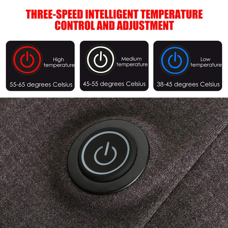 Heated Thermal Underwear for Men Women Temperature Adjustable Thermal Long