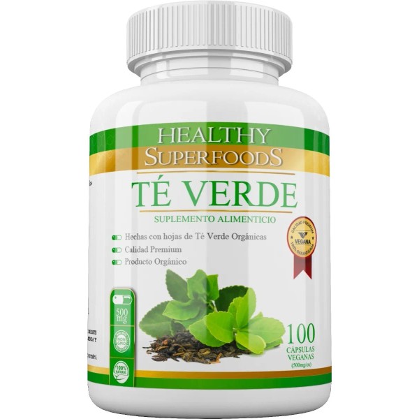 Healthy Superfoods Te Verde Premium Concentrado 10:1 100 Capsulas Sabor