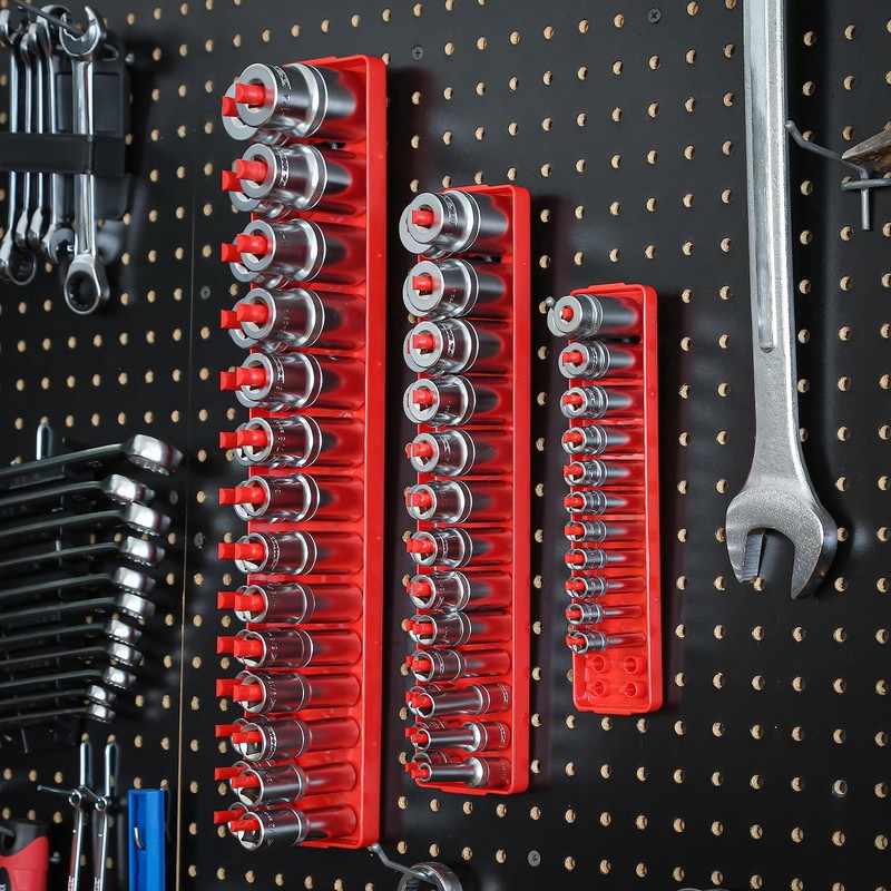 OEMTOOLS 22237 6 Piece SAE and Metric Socket Tray Set,