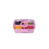 KEYVOZ Snackle Box Container with Lid- Travel Charcuterie Box with