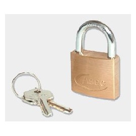 Asec Brass Padlock 50MM KD OS