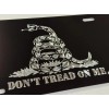 BLVD Engraved Gadsden Flag DON'T TREAD ON ME Car Tag