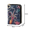 Sletend RFID Credit Card Holder Underwater World Fish Octopus Leather