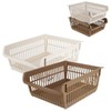 Slide leg space saving multipurpose Basket-vs. Brown
