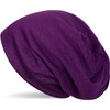 styleBREAKER Damen Beanie Mütze mit All Over Glitzer in Unifarben,