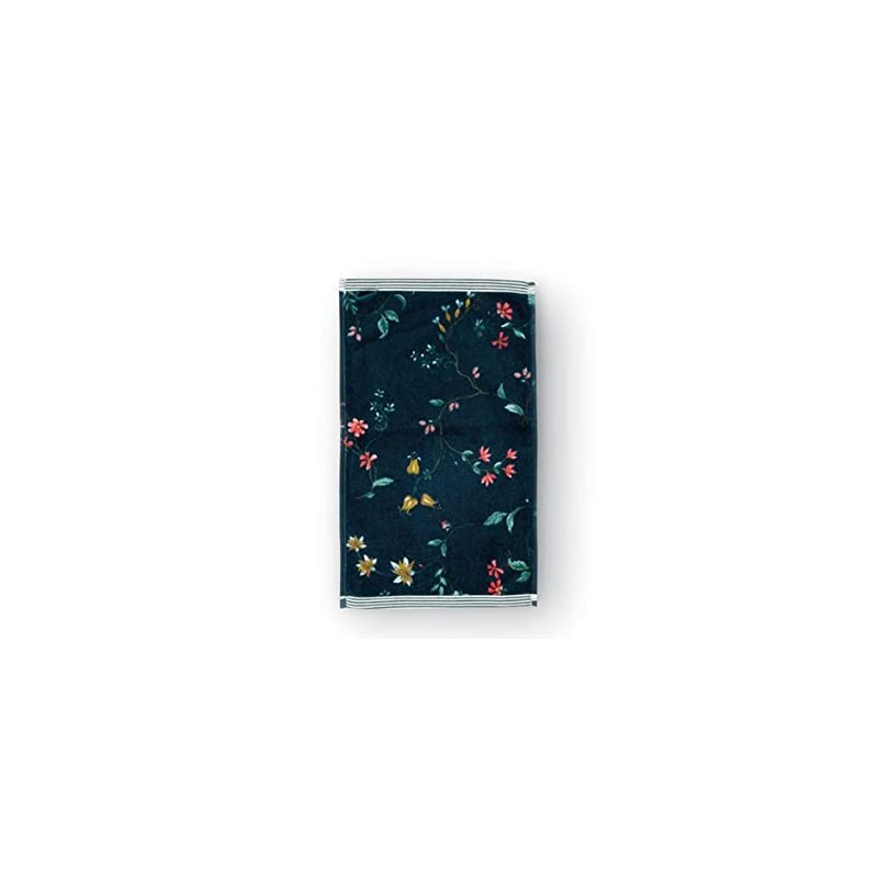 PiP Studio [W] Les Fleurs Guest Towels Dark Blue UV