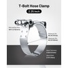 EVIL ENERGY 2.25 Inch T-Bolt Hose Clamps, Stainless Steel 304