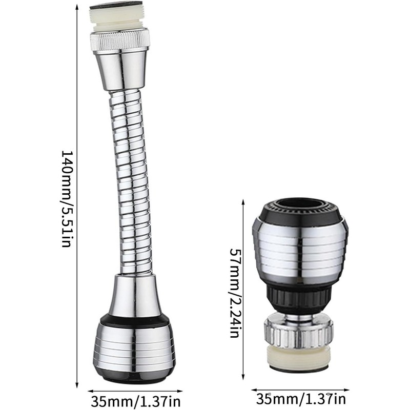2 Piezas Extensión Para Grifo, Extensor De Rociador De Grifo