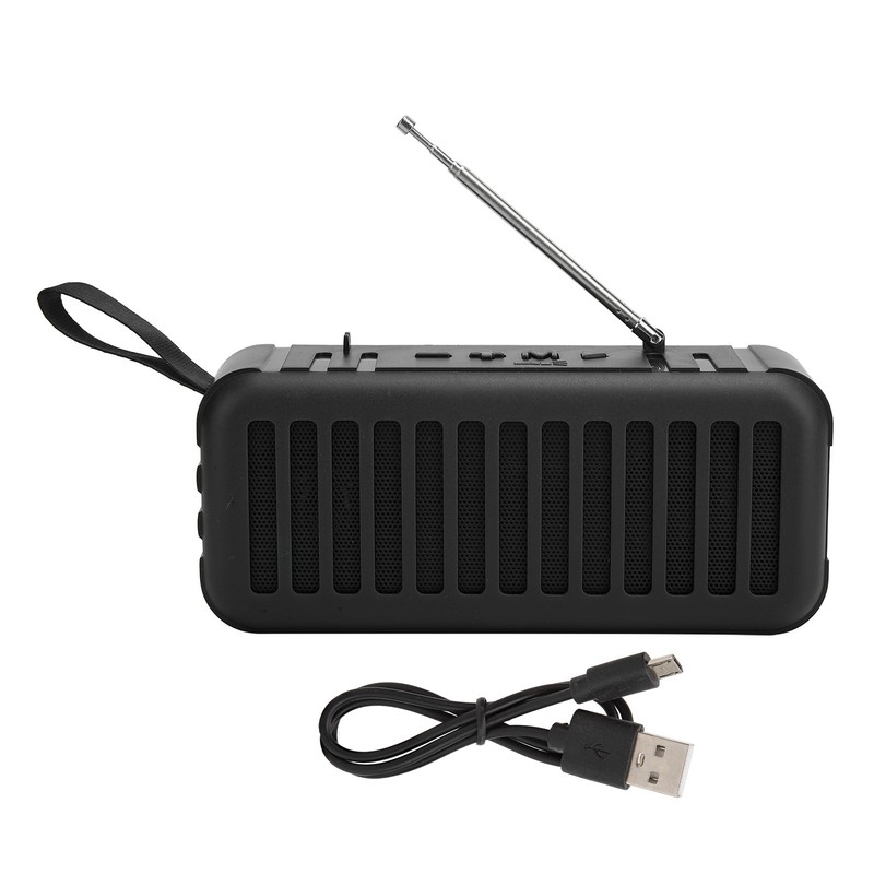 D6‑2 Wireless Bluetooth Speaker Mini Portable Solar Powered Subwoofer Support